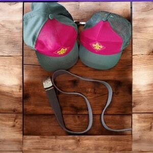 2 Boyscout Cap And Belt
